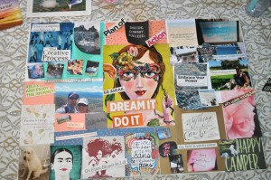 Gluing the Vision Board